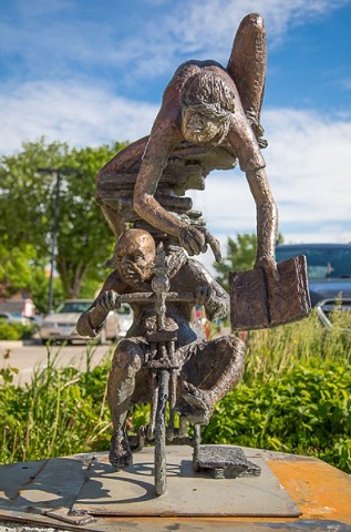 Juried "Best in Show" for River City's Sculptures on Parade, November 2021