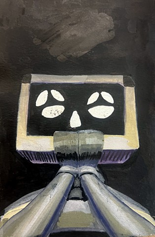 "Finding Solace" Folded Zine Back Cover by Emma Lin, 2026