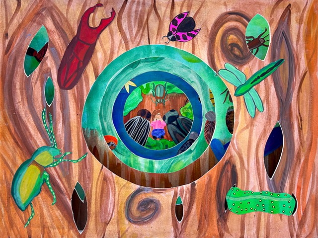 "Entomophobia" by Anita Carachure, 2024