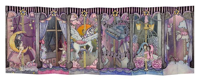"Carousel" by Presley Henderson, Advanced Illustration, 2026