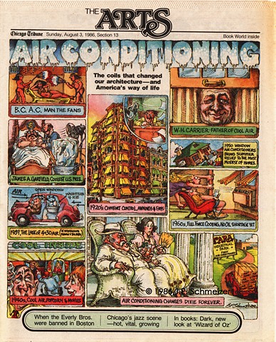 Air Conditioning, The Arts Section Cover, Chicago Tribune