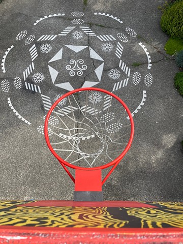 Oneness with Patterns-basketball hoop