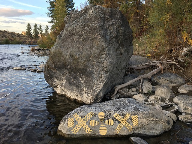 Pattern of Healing, Balancing, and Gratitude for the Methow River, Methow People, and Salmon