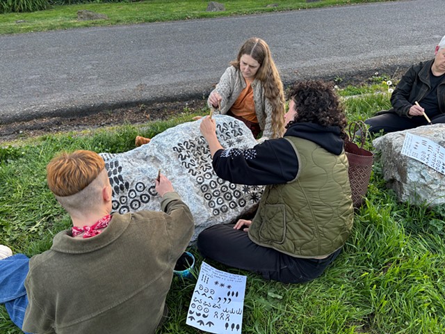 Gaza Tz'ror-Apri 2025-community painting