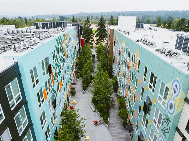 Aerial of Home, Oasis, Welcoming, Connection to Nature, and Healing for the Land