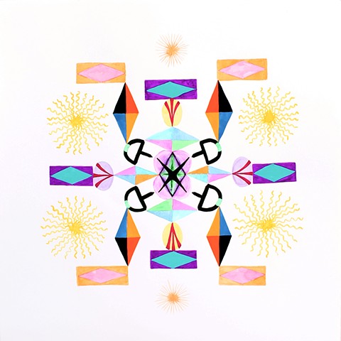 soul pattern portrait spirit art yoga channeling symmetry mandala 