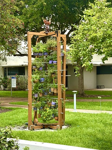 Magali (Public Hanging Garden Sculpture) NSU Mailman Building