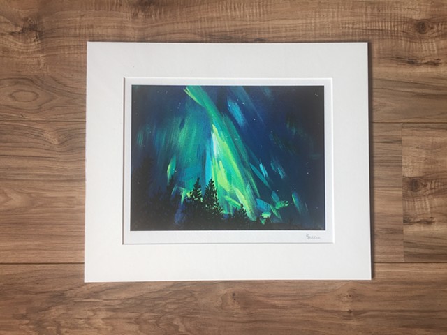 Northern Lights giclée print