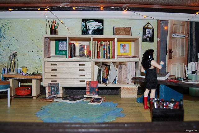 doll house, Studio Euphoria, A PLACE OF HER OWN, SOMArts 2015, san francisco, maggieyee