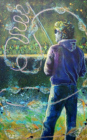 fisherman, surreal, collection Ray Ashley, maggieyee