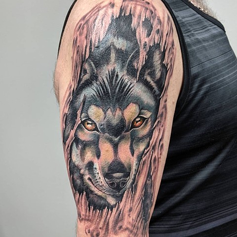 Wolf skin rip Cover-up