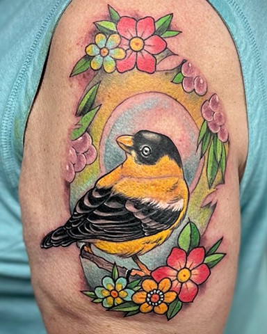 Happy Gold Finch