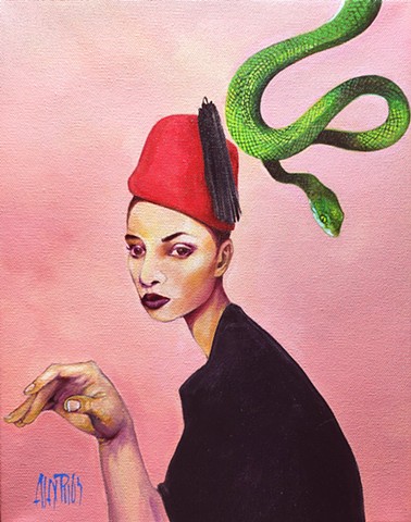 Aziza with her Viper
