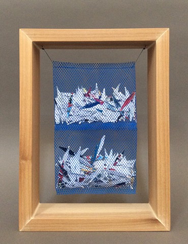 Untitled (framed blue V2)