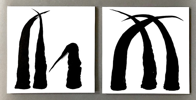 Enola (diptych 9)
(Triangles series) 