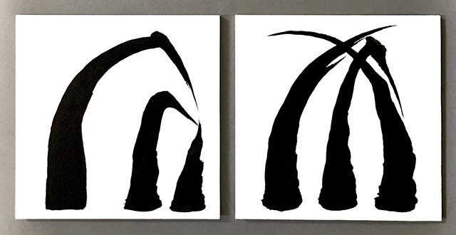 Belonging (diptych 7)
(Triangles series)