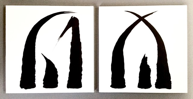 Vantage Point (diptych 4)
(Triangles series)