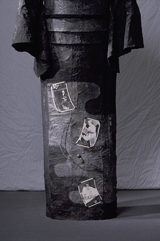 Obasan/Grandma Kimono, Kristine Aono, sculpture, Kimono series
