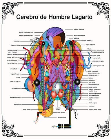 Cerebro de Hombre Lagarto