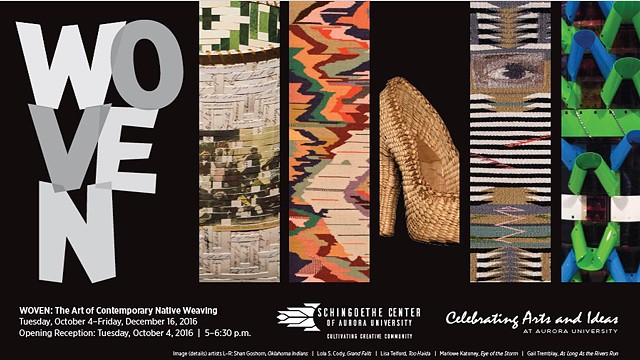 Woven: The Art of Contemporary Native Weaving at the Schingoethe Center October 4-December 16, 2016