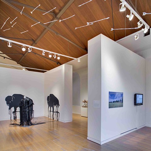 Gallery view
works by Wendy Red Star, Nicholas Galanin and Terrance Houle