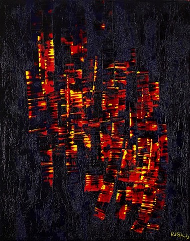 abstract painting by Robert John Glass