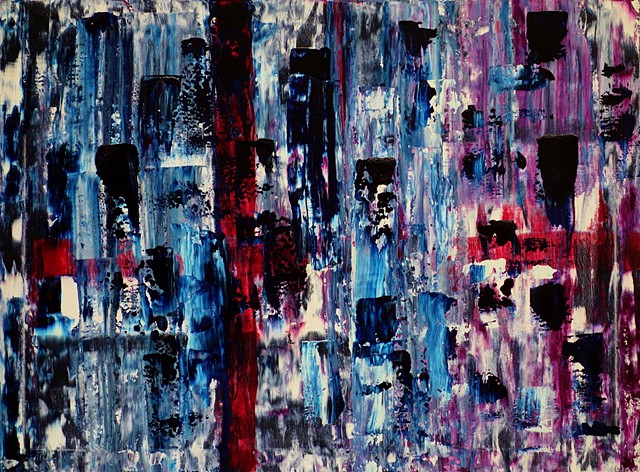 abstract painting by Robert John Glass