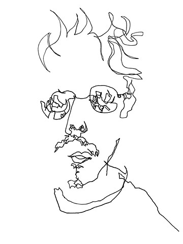 blind contour drawing