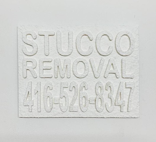 Carlo Cesta, Stucco Removal four one six - five two six - eight three four seven