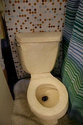 Bathroom area (paper toilet) 
