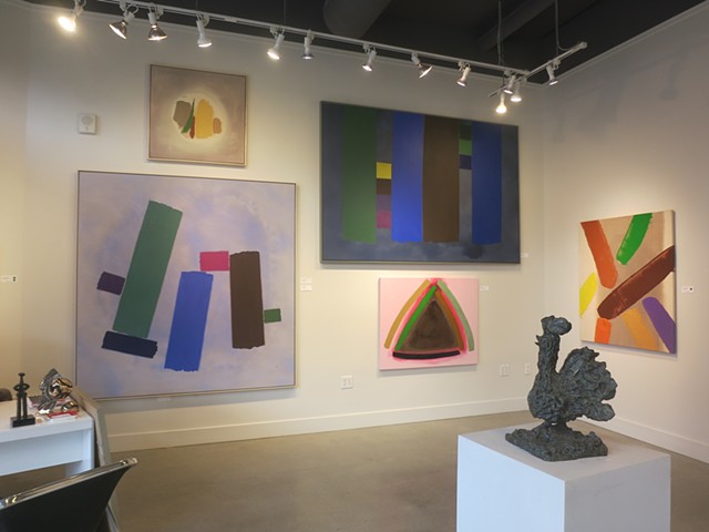 Exhibition of William Perehudoff paintings April 2014