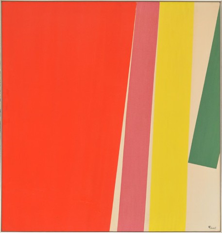 William Perehudoff paintings from the 1960's, acrylic on canvas