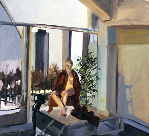 Woman with Red Robe