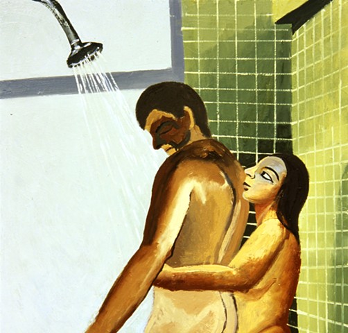 Green Shower/mask