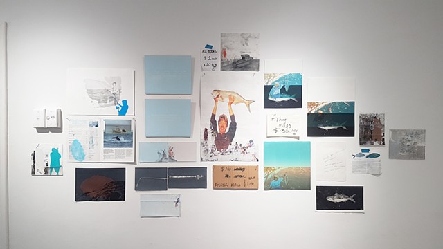 Install shot of fishing work selected for All The Small Things