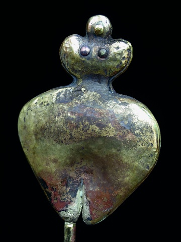 Original, Better Days to Come, Brass, Copper, Silver, Marble,One of a Kind, Fine Art, Gallery Shows,Carmen M. Perez,