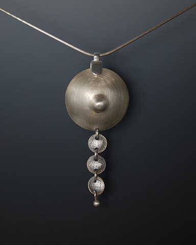 Dome Sterling Silver Pendant