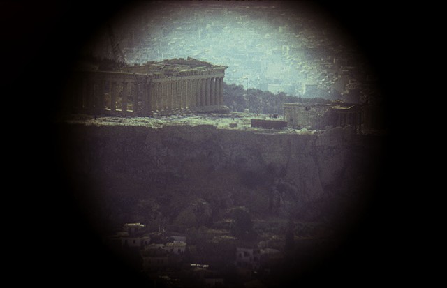 Focus On The Parthenon. 2008. 3.5ft x 5ft. Enduraclear transparency.