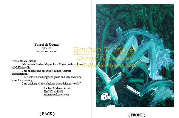 Forest & Ocean card