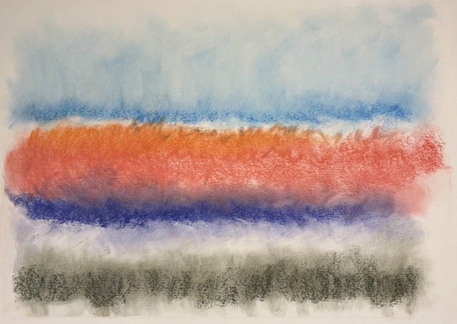 251128 November 28, 2025 conte crayon on 18x24" Bee