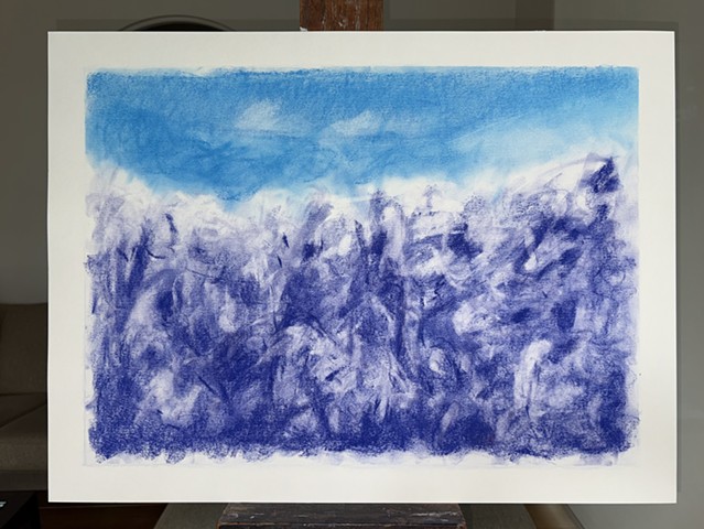 260602 June 2, 2026 conte on 18x24" paper
