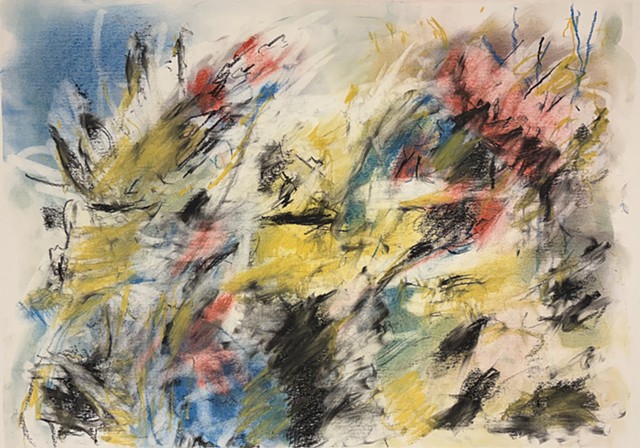 260220 February 20, 2026 conte on 18x24" Bee