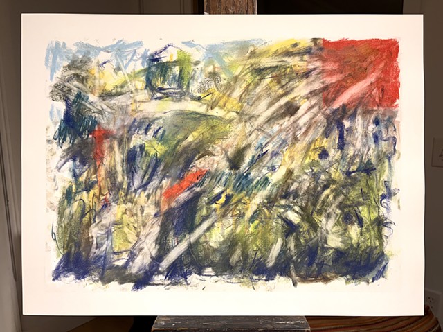 260809 August 9, 2026 conte on 18x24" paper
