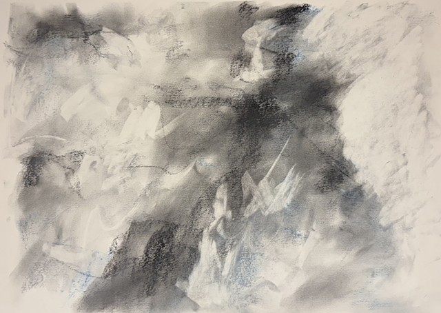 251031 October 31, 2025 18x24 conte crayon