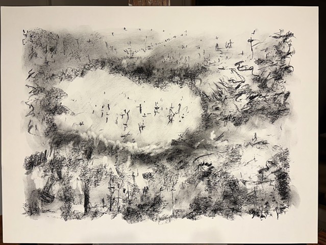 260309 March 9, 2026 conte on 18x24 Bee