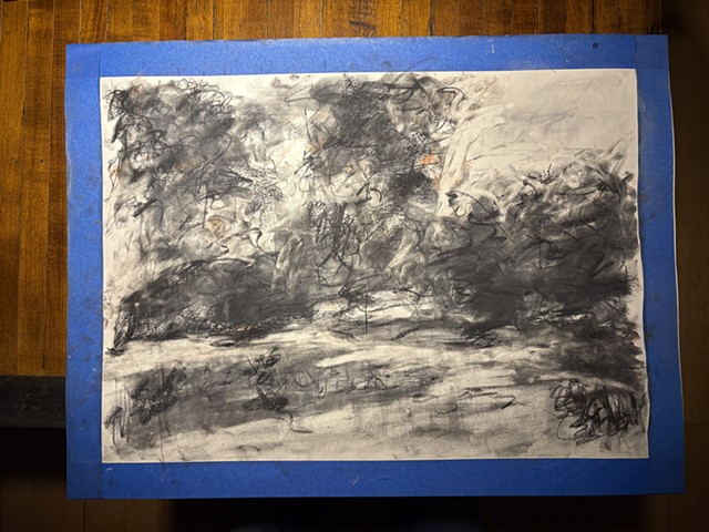 260610 June 10, 2026 conte on 18x24 paper