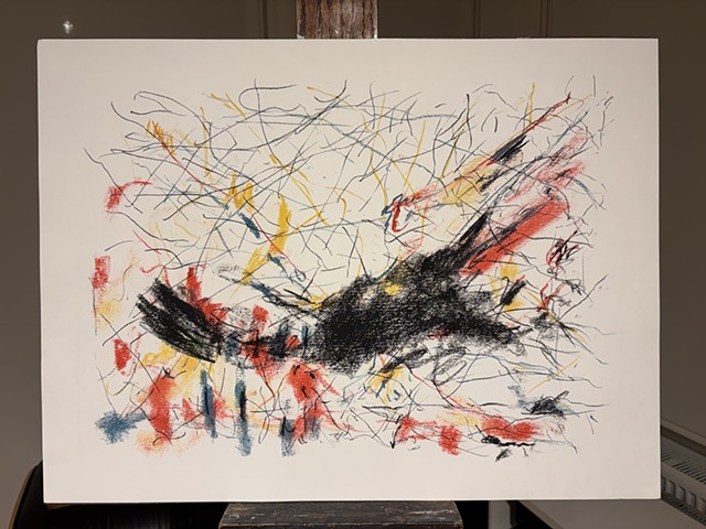 260130 January 30, 2026 conte on Bee paper 18x24"