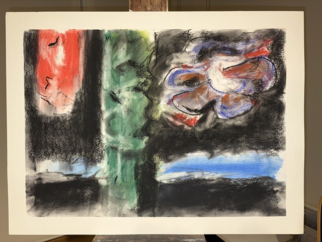 250817 August 17, 2025 conte on 18x24 bee paper