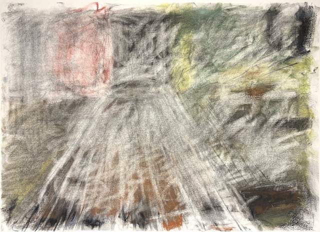 260728 July 28, 2026 conte on paper 18x24"