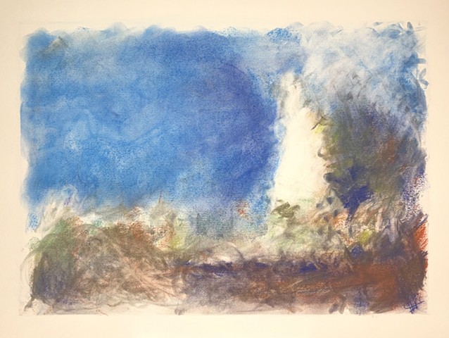 260501 May 1, 2026 conte on 18x24" Bee paper